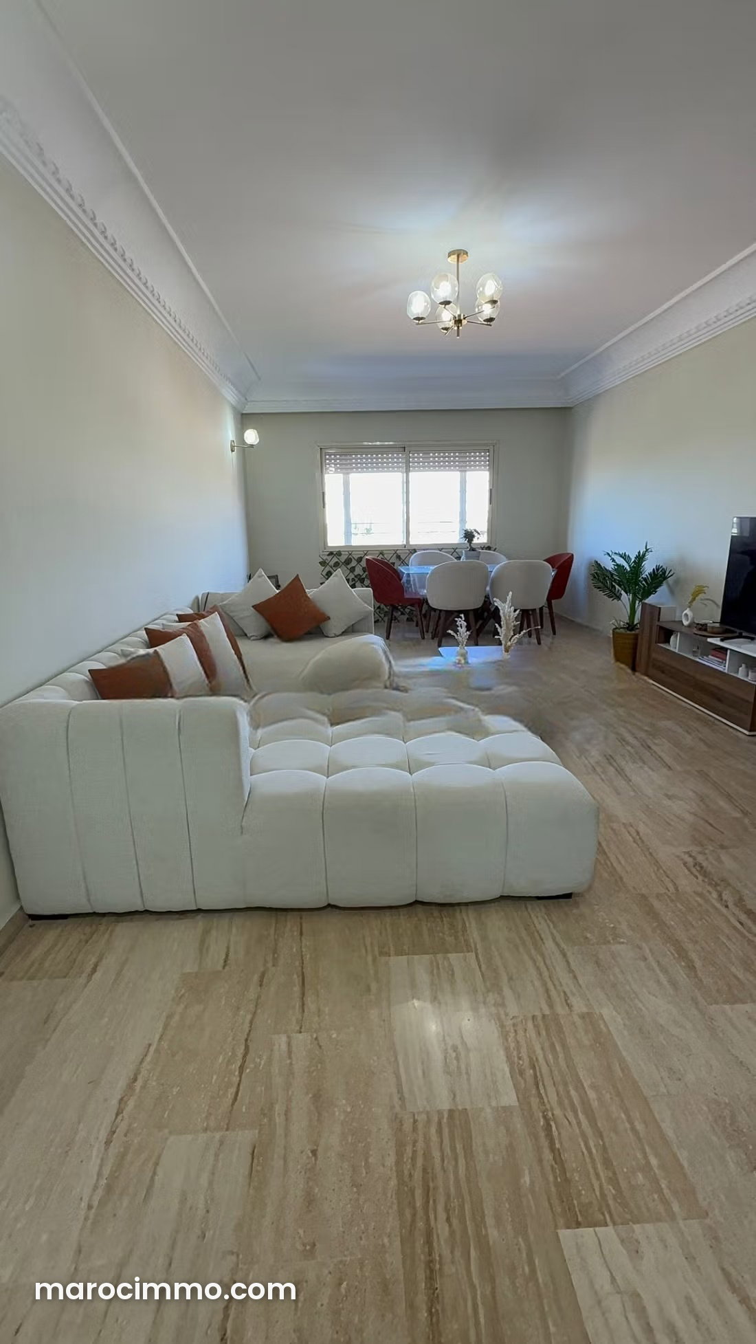 Appartement meublé 3 chambres à louer à Sidi Maarouf — Casablanca