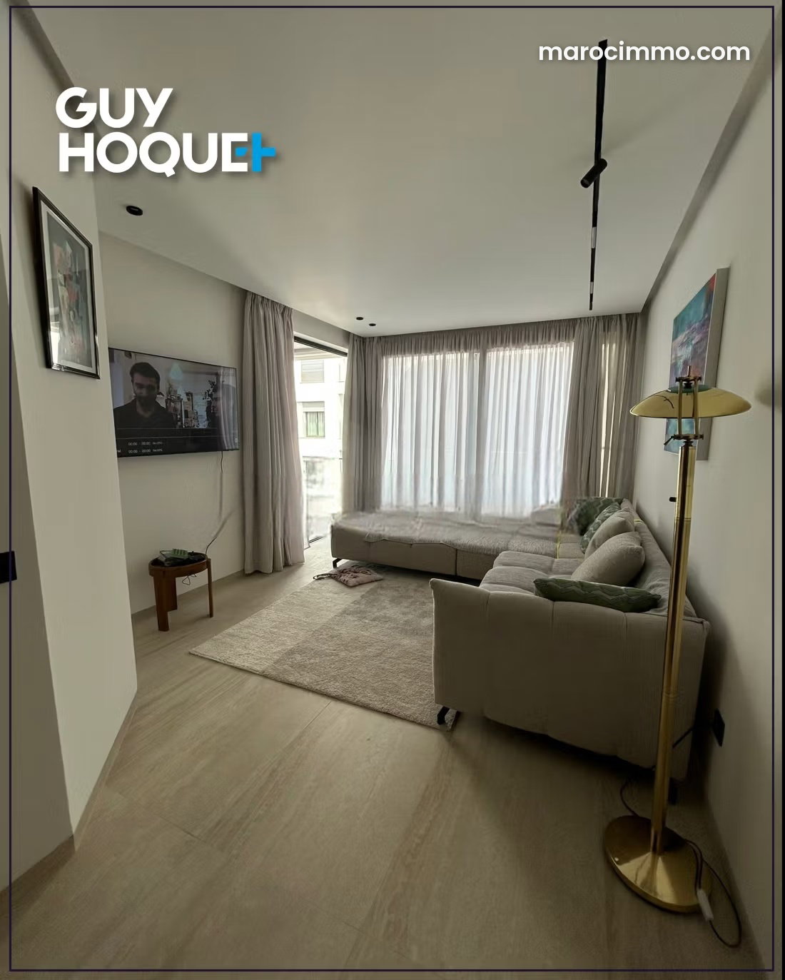 Appartement meublé avec terrasse à louer à Oasis Casablanca — Casablanca