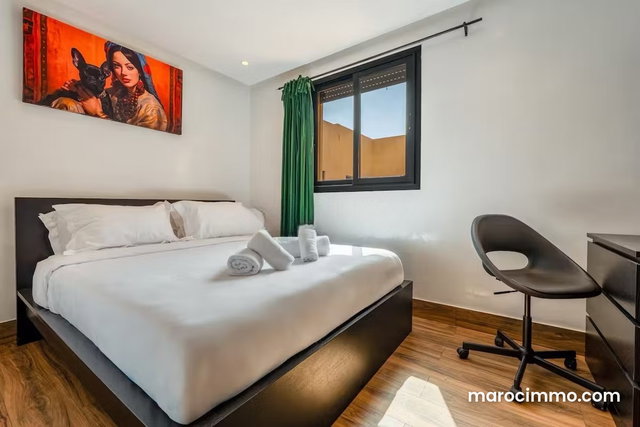 Coup de cœur à Guéliz: Appartement meublé 2 chambres avec parking — 3