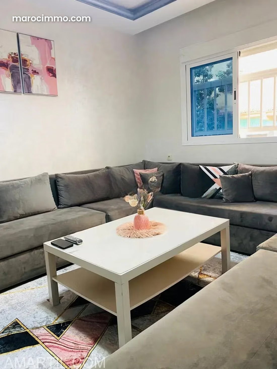 Appartement meublé avec terrasse à vendre à Martil, idéal bord de mer — Martil