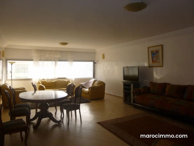 Appartement meublé en location à RACINE — Casablanca