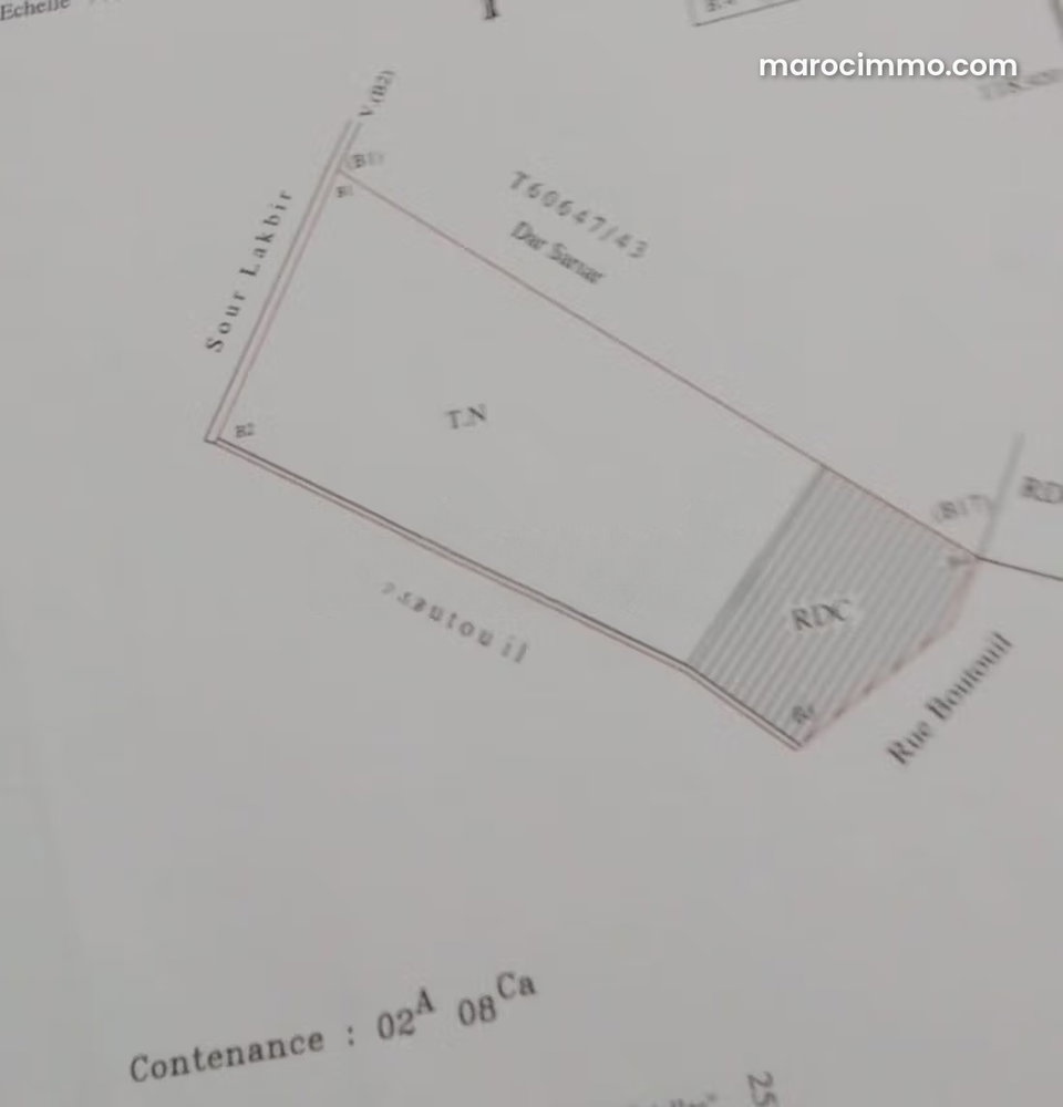 Land for sale in Bab Doukkala