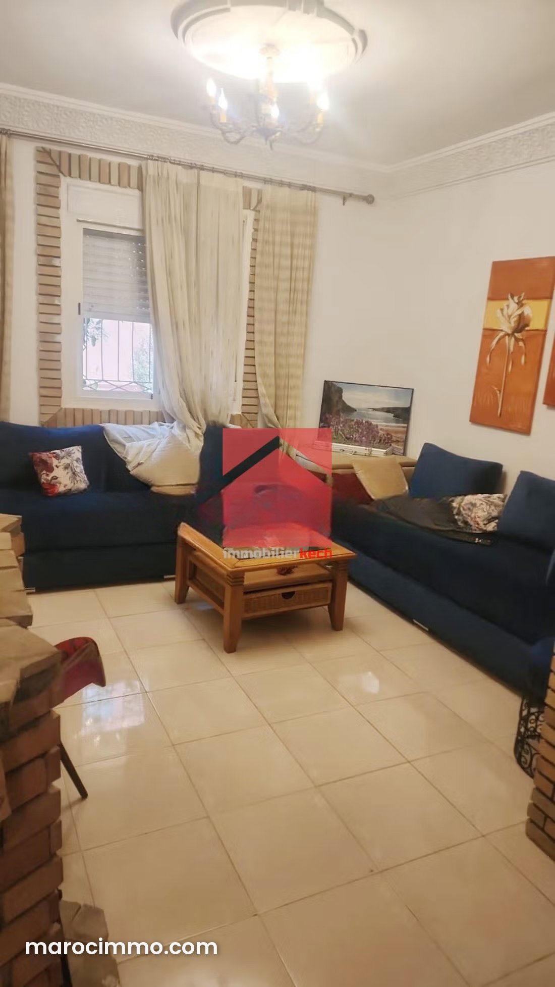 Furnished apartment with terrace for rent in Mabrouka, Marrakech — Marrakesh