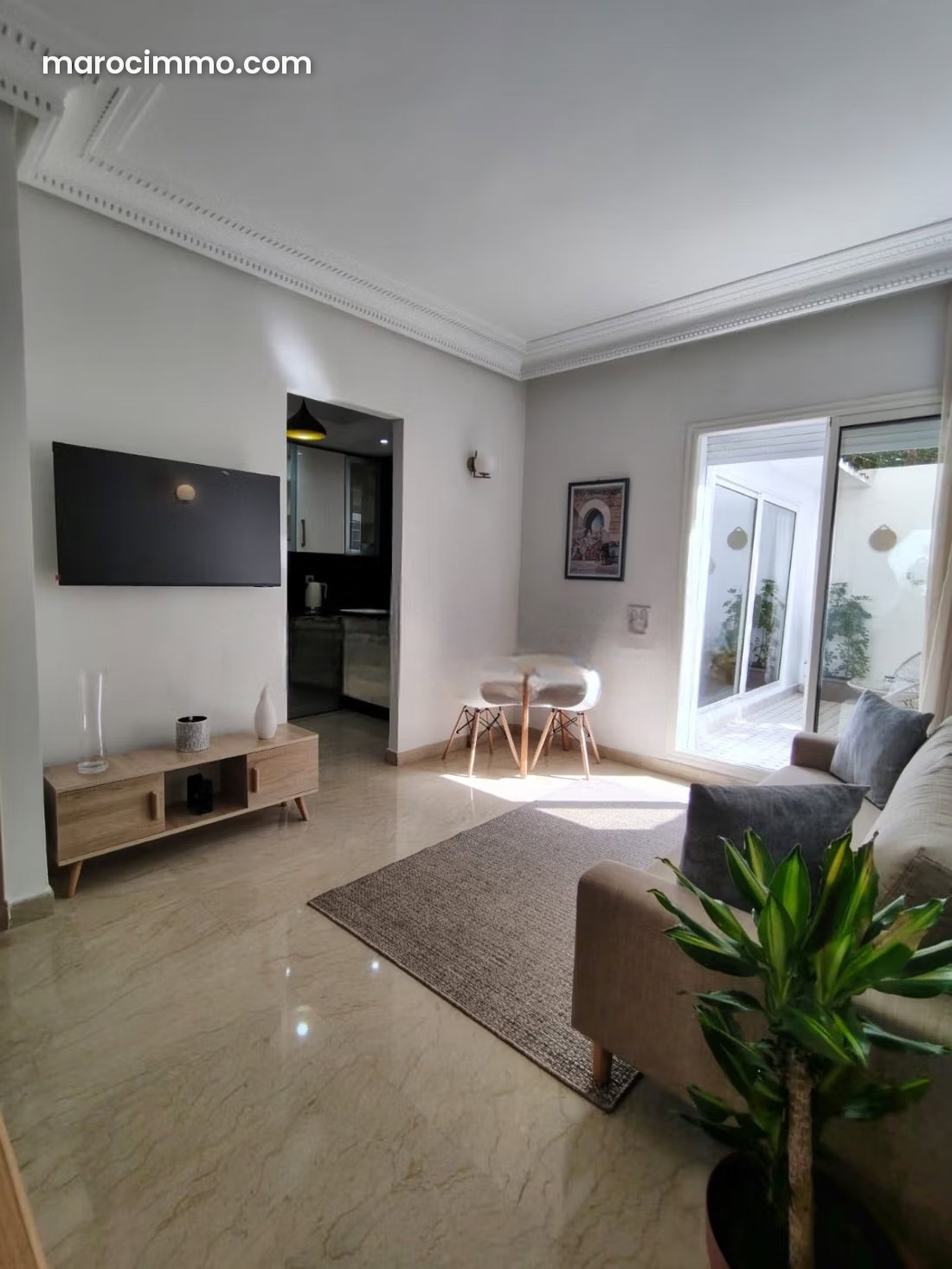 Appartement meublé 3 pièces à louer à Gauthier Casablanca — Casablanca