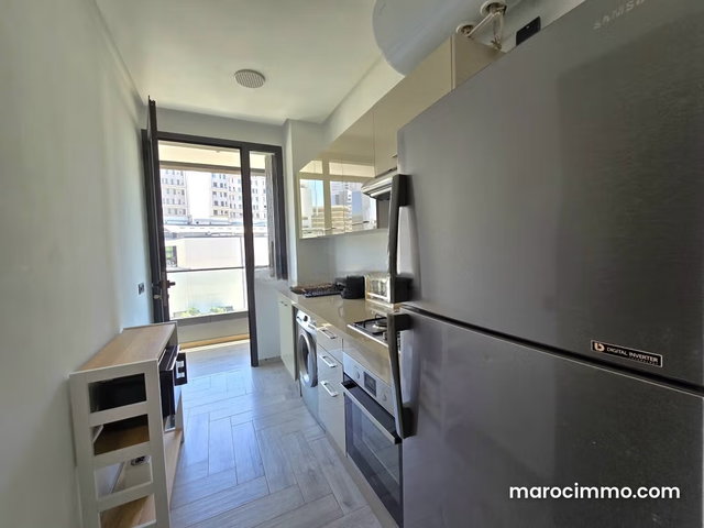 Bel appartement en location à Casablanca Finance City. Surface totale 100 m². Bien meublé — 5