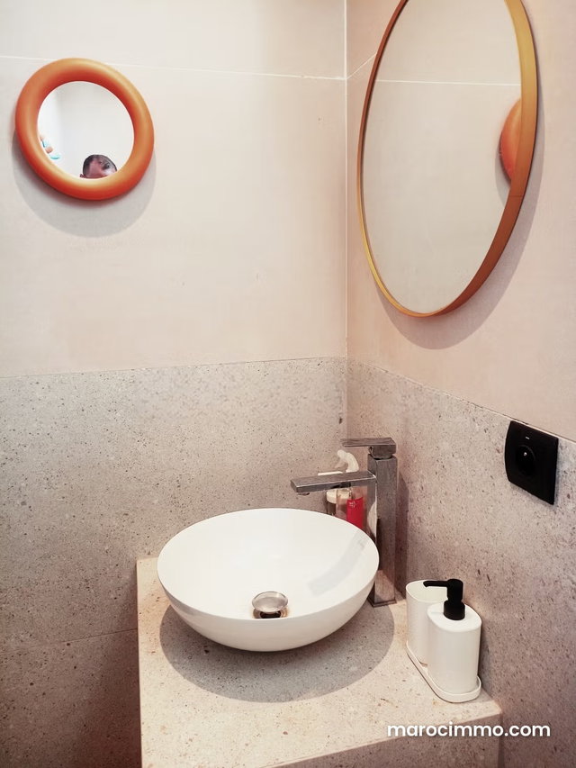 Location d'un appartement à Maârif. Surface totale 62 m². Meublé — 5