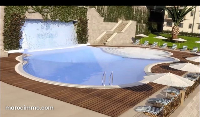 Très bel appartement en location à Du Golf. 3 belles chambres. Jardin et terrasse — 2
