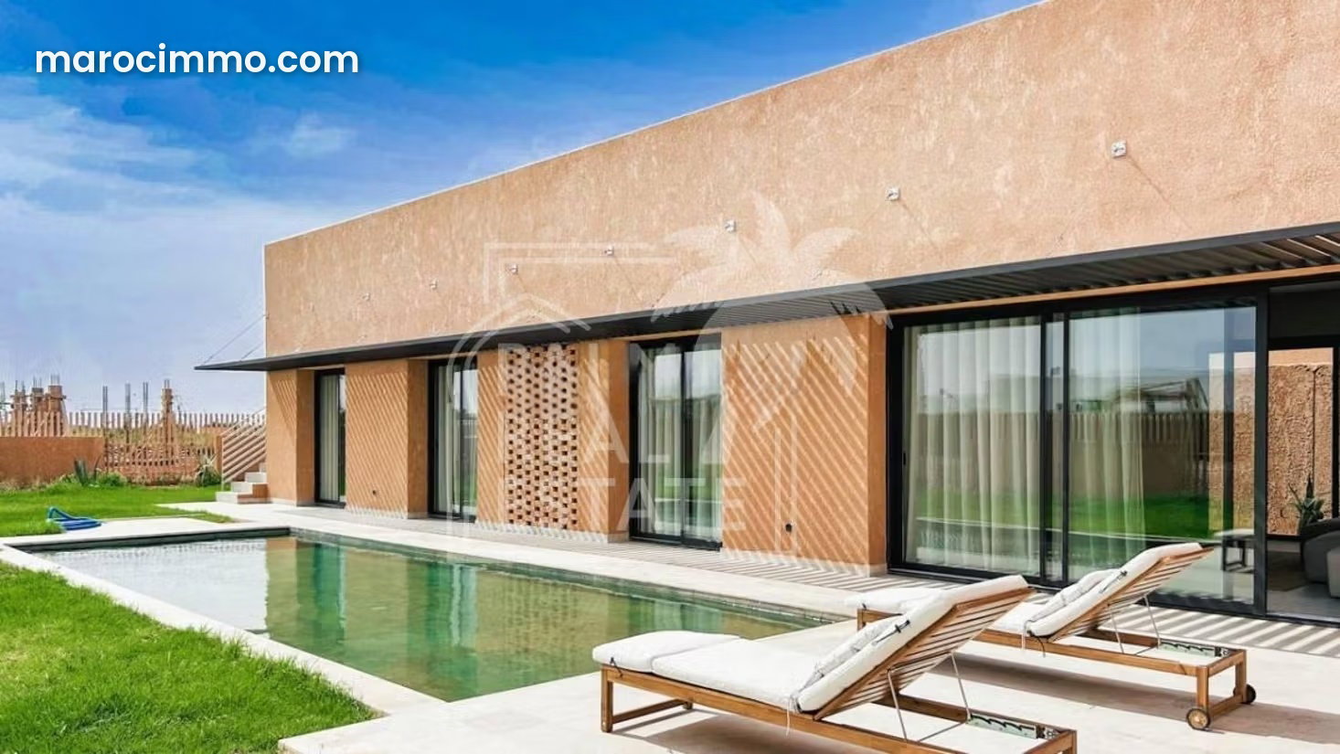 Villa neuve plain, pied Route d'Ourika, Marrakech — Marrakech