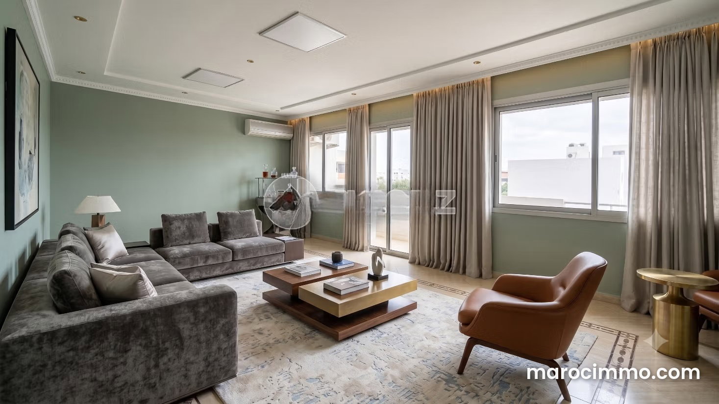 Appartement 177 m² à rénover quartier Riviera Casablanca — Casablanca