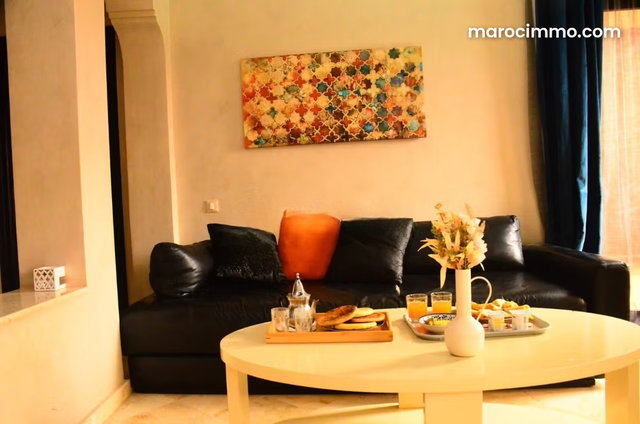 Bel appartement à louer sur la route de Casablanca. 2 chambres. Meublé — 2