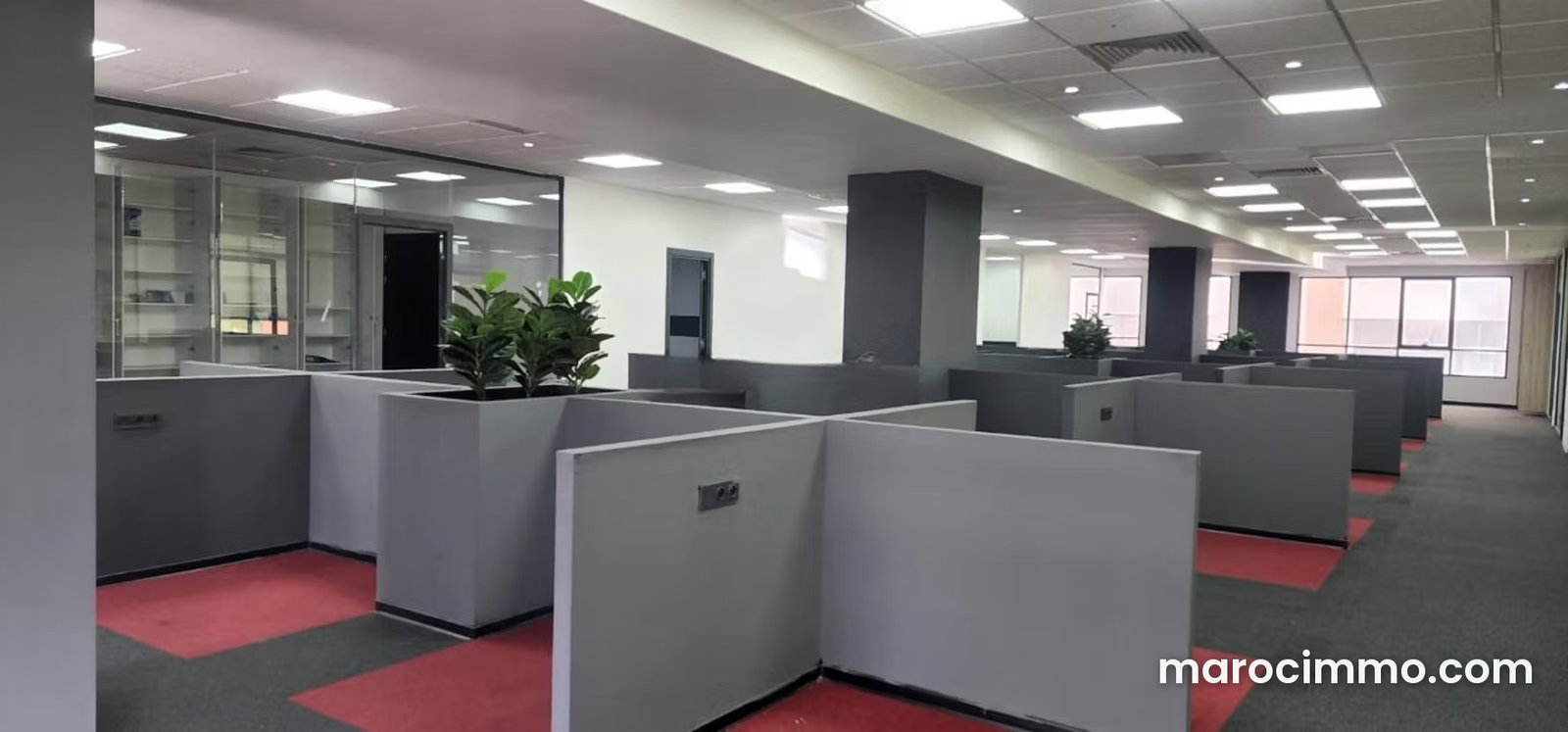 Bureau à louer à Sidi Maarouf, Casablanca, 426 m² — Casablanca
