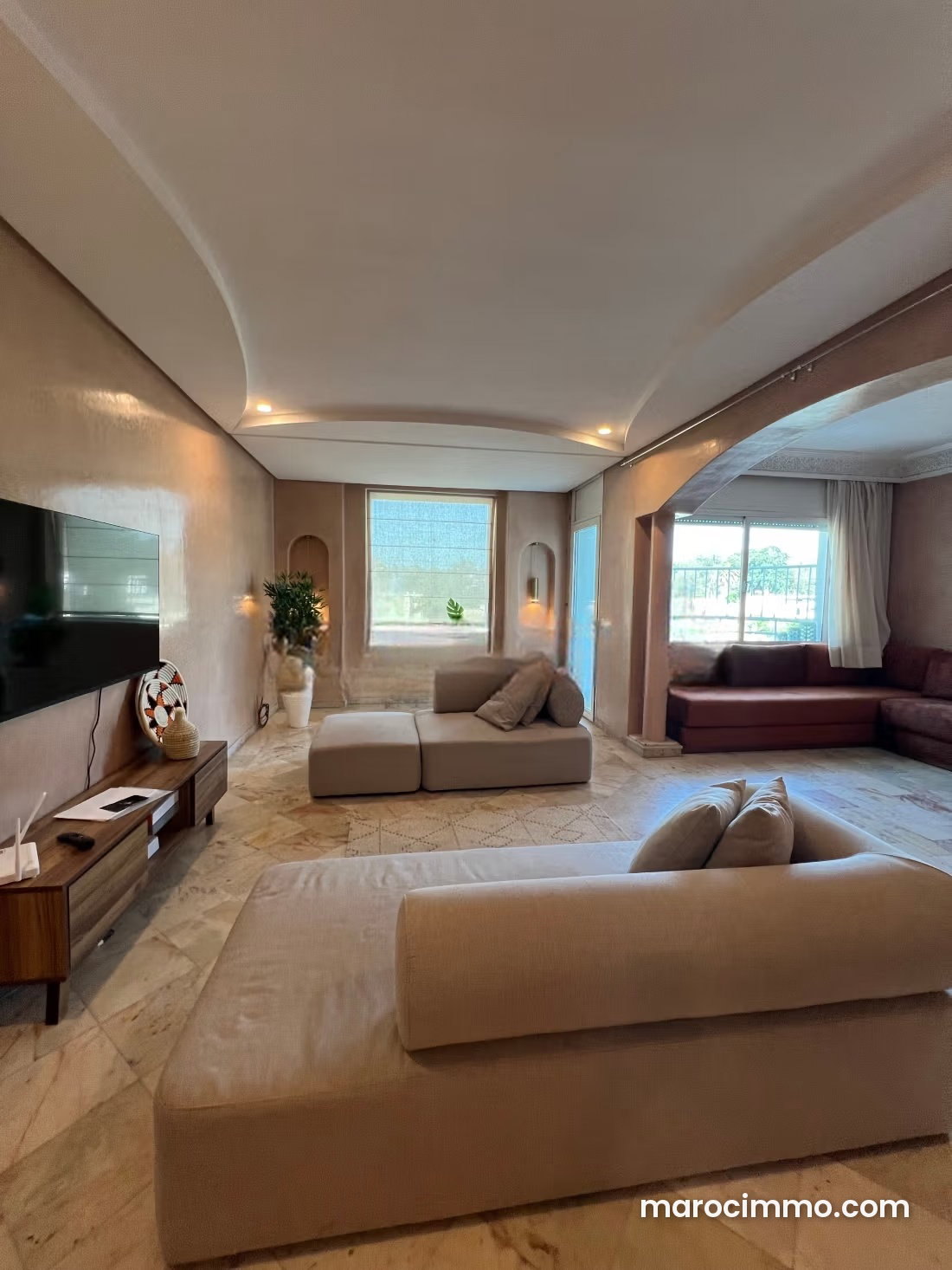 Appartement meublé 135 m² avec terrasse à Agdal Rabat — Rabat