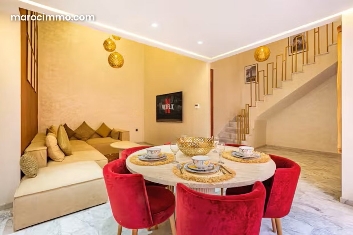 Appartement duplex avec terrasse à vendre à Guéliz Marrakech — Marrakech