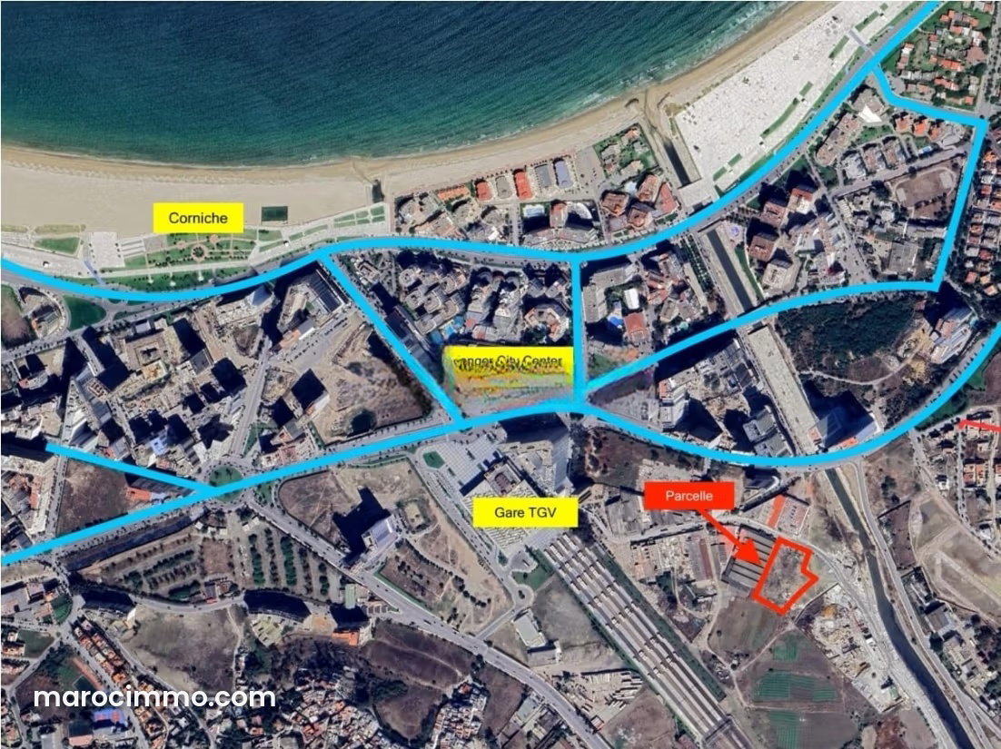 أرض استراتيجية للبيع بجوار Tanger City Center في طنجة — طنجة