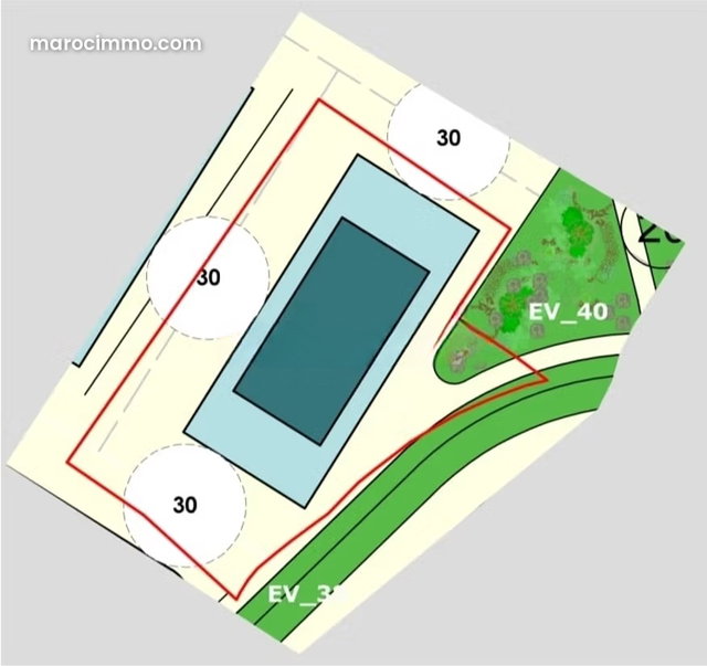 Terrain Zone TGV 7118 m² à vendre — 3