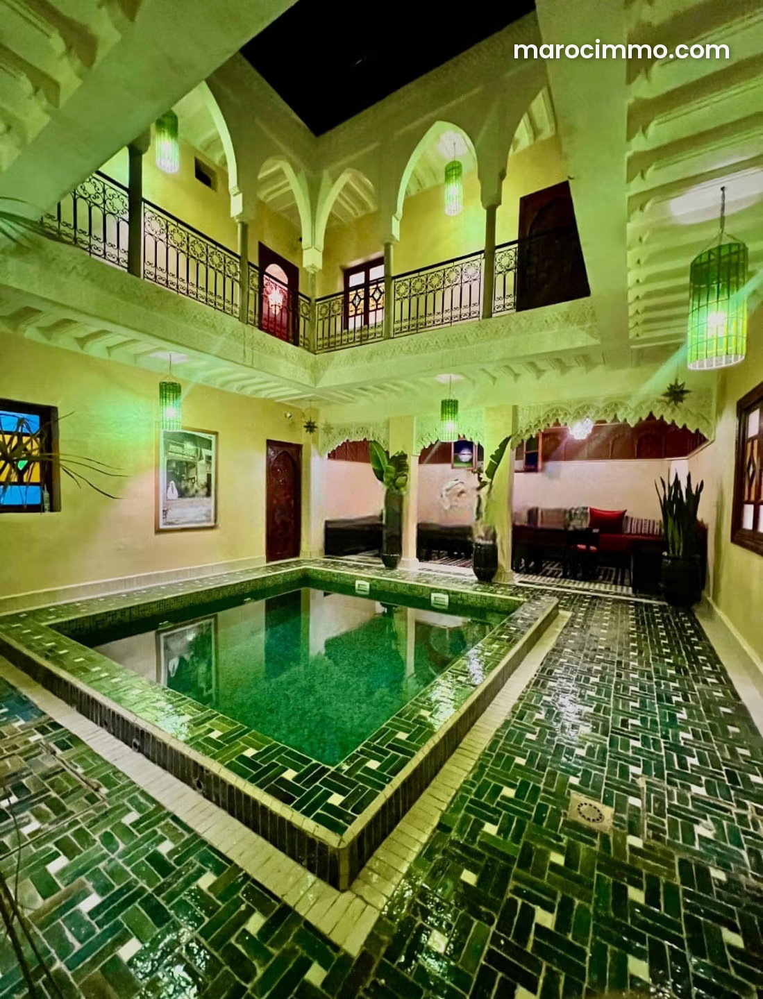 Riad 9 chambres à rénover à Kennaria, Médina de Marrakech — Marrakech