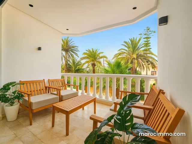 Sublime appartement meublé à louer à Ain diab — Casablanca