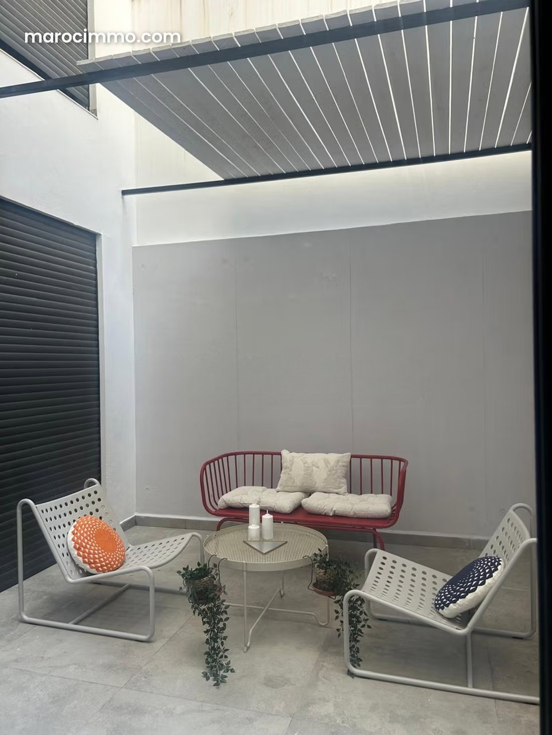 Appartement meublé à Gauthier Casablanca avec terrasse et garage — Casablanca