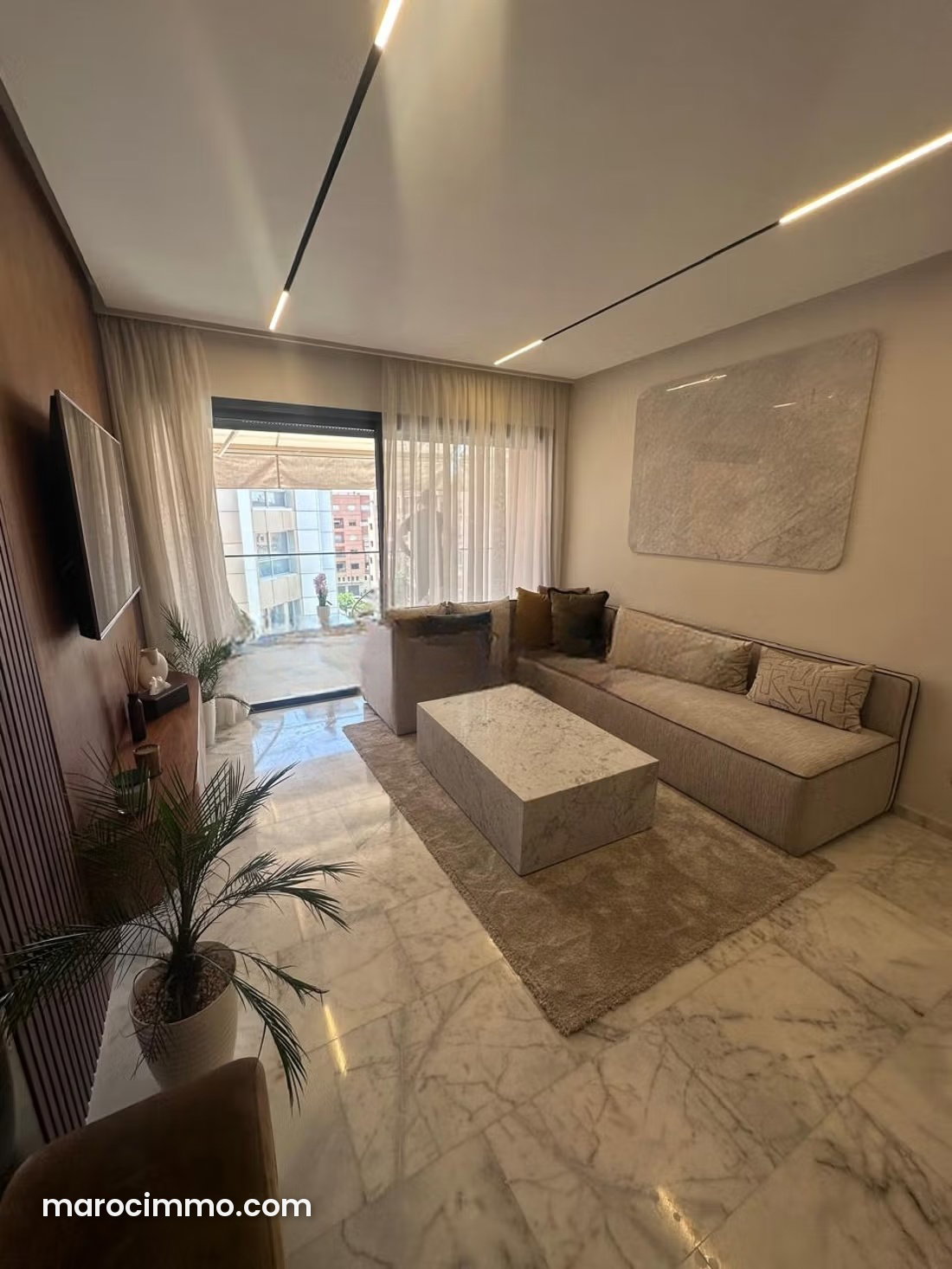 Appartement meublé avec piscine à louer à Guéliz Marrakech — Marrakech