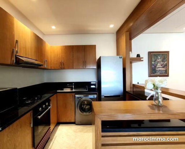 À louer – Appartement 2 chambres meublé résidence fermée — 4