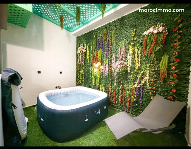 Location jolie appartement meublé à Rez de chaussée à Guéliz. 80 mètre — 4