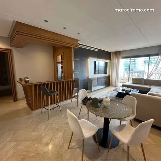 Appartement à Louer de 157.0 m² à Casablanca, Casablanca Finance City — Casablanca