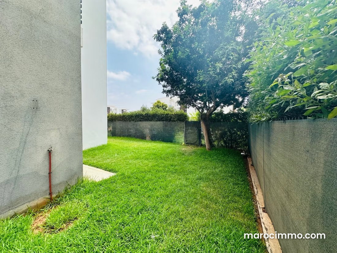 Appartement en rez, de, jardin à louer, Ville verte à Bouskoura — Bouskoura