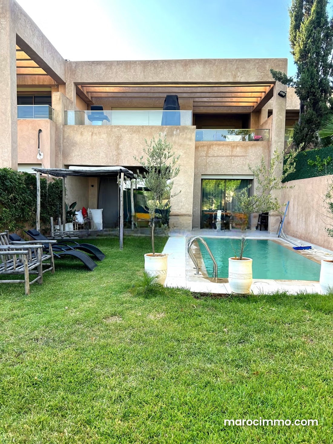 Furnished villa for rent in Agdal, Marrakech, with swimming pool — Marrakesh