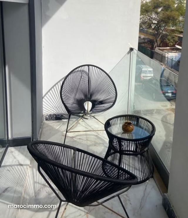 Studio meublé terrasse à louer à gautier — Casablanca