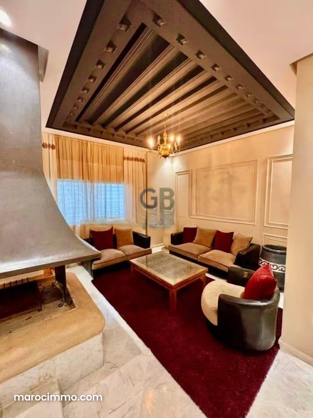 Villa meublée 450 m², piscine et jardin, Hay Riad, Rabat — Rabat