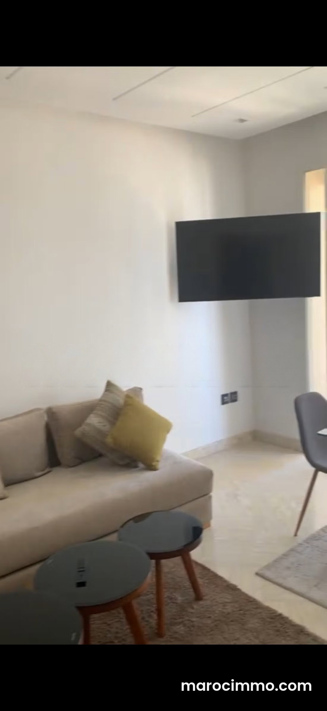 شقة مفروشة مع شرفة للكراء بـCasablanca Finance City — الدار البيضاء