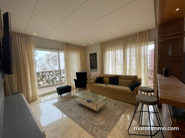 Luxurious Apartment for Rent in Casablanca Finance City. 100 m². Fully Furnished — 2