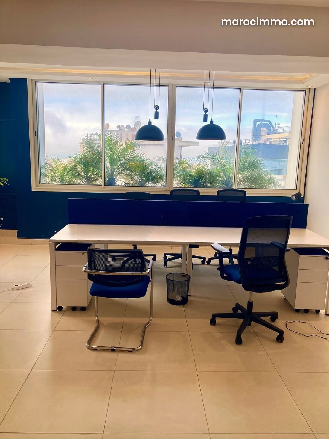 Bureau 170 m² au cœur du quartier Gauthier à Casablanca — Casablanca