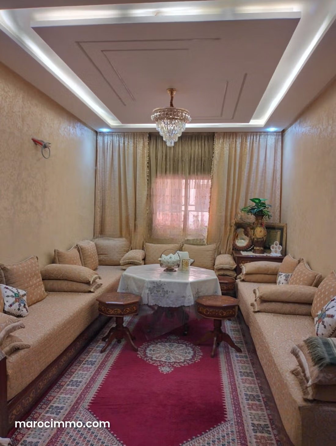 Appartement meublé 70 m² à Guéliz Marrakech prêt à vivre — Marrakech