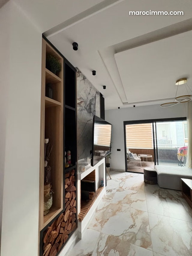Vente d'un bel appartement à Sidi Rahal. Surface totale 83 m². Bien meublé — 4