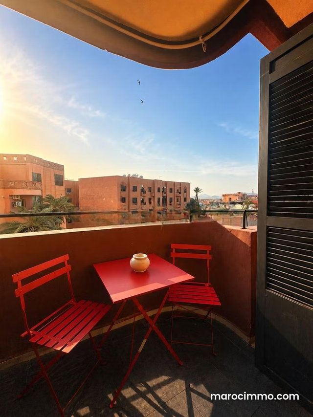 Location d'un appartement à Route Casablanca. Surface de 60 m². Meublé — 4