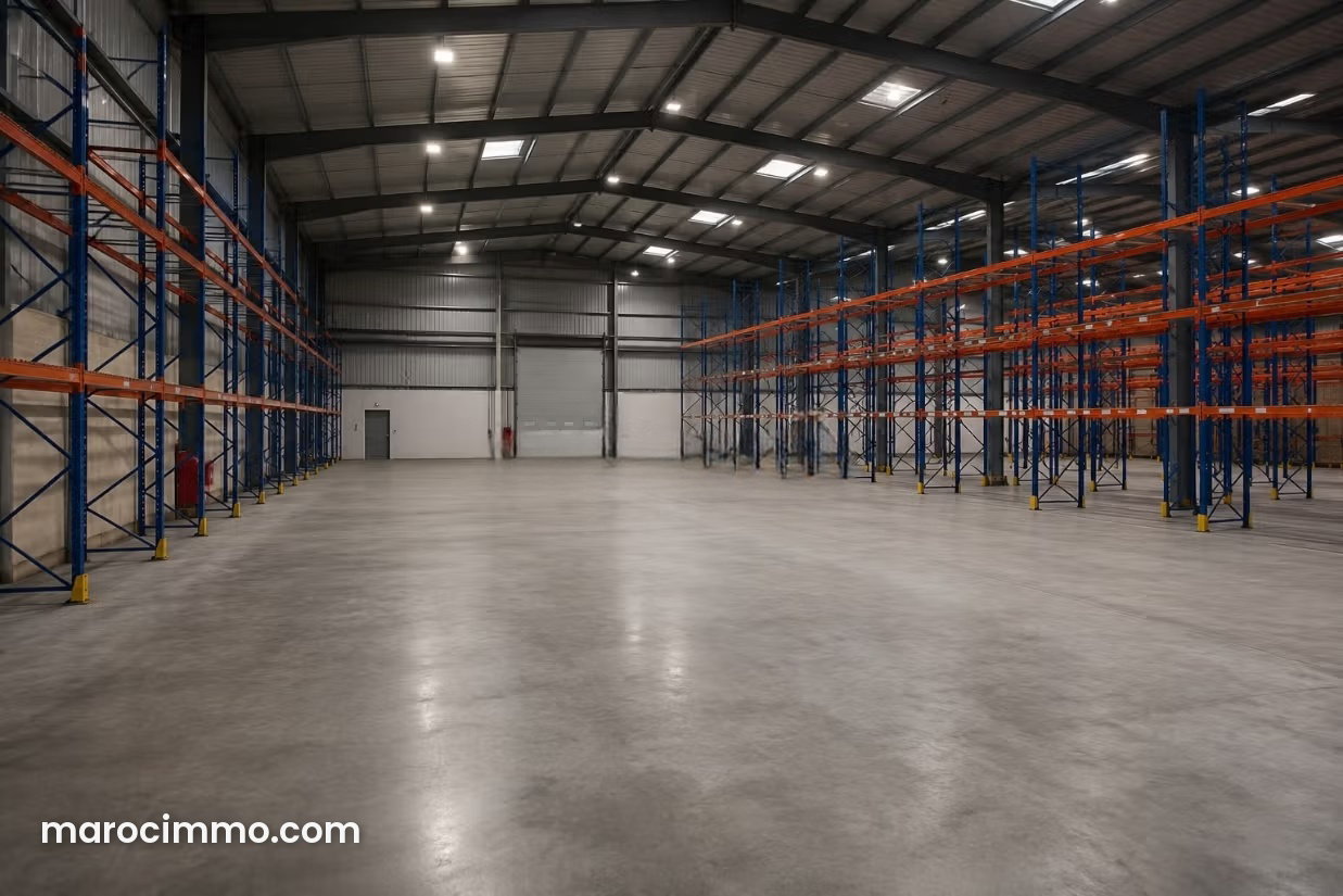Local commercial 1000 m² à louer à Nouaceur pour logistique — Nouaceur