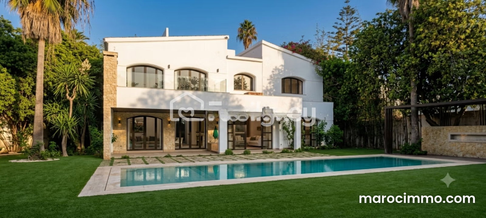 Villa neuve à Aïn Diab, Casablanca, face à l'art de vivre balnéaire — Casablanca