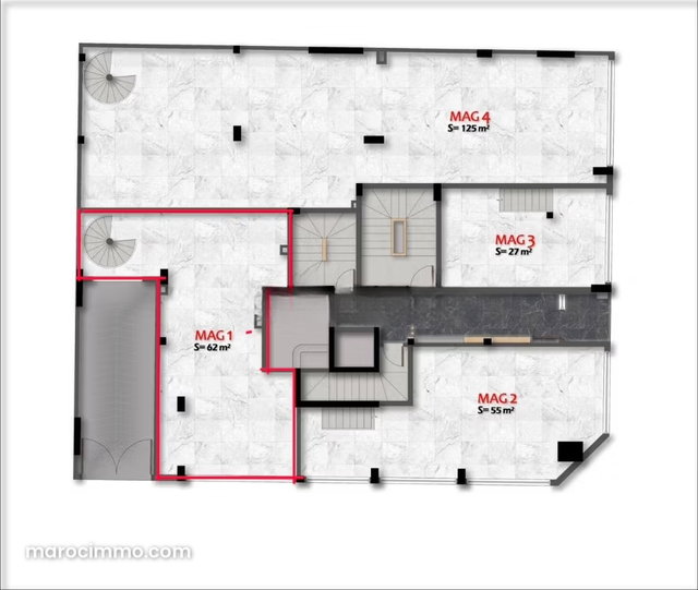 Local commercial neuf 104m² Moulay Ismail — 3