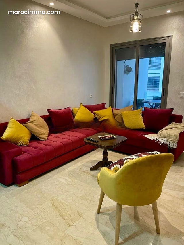 Bel appartement en location à Belvédère. 1 Pièce. Terrasse et ascenseur — Casablanca