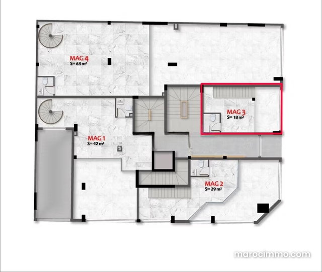 LOCATION Local commercial 45m² Moulay Ismail — 3