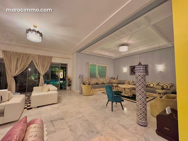 Location villa de luxe à Dar Bouazza. 5 pièces confortables. Bien meublé — 4
