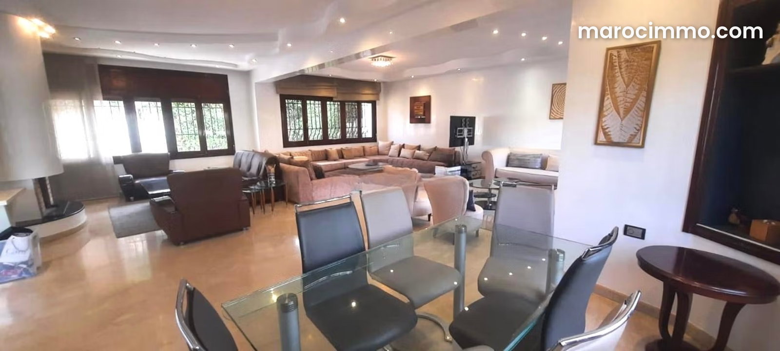 Villa meublée à louer à C.I.L, Casablanca — Casablanca