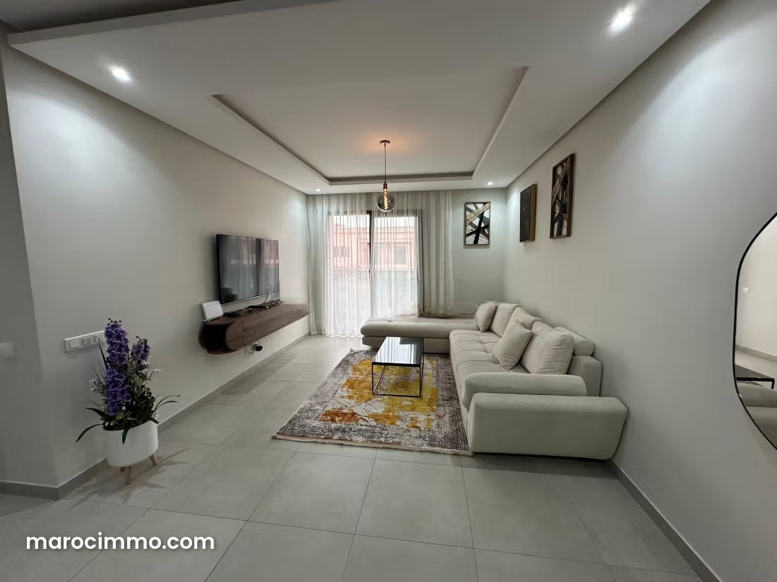 Appartement meublé avec terrasse et piscine à Guéliz Marrakech — Marrakech