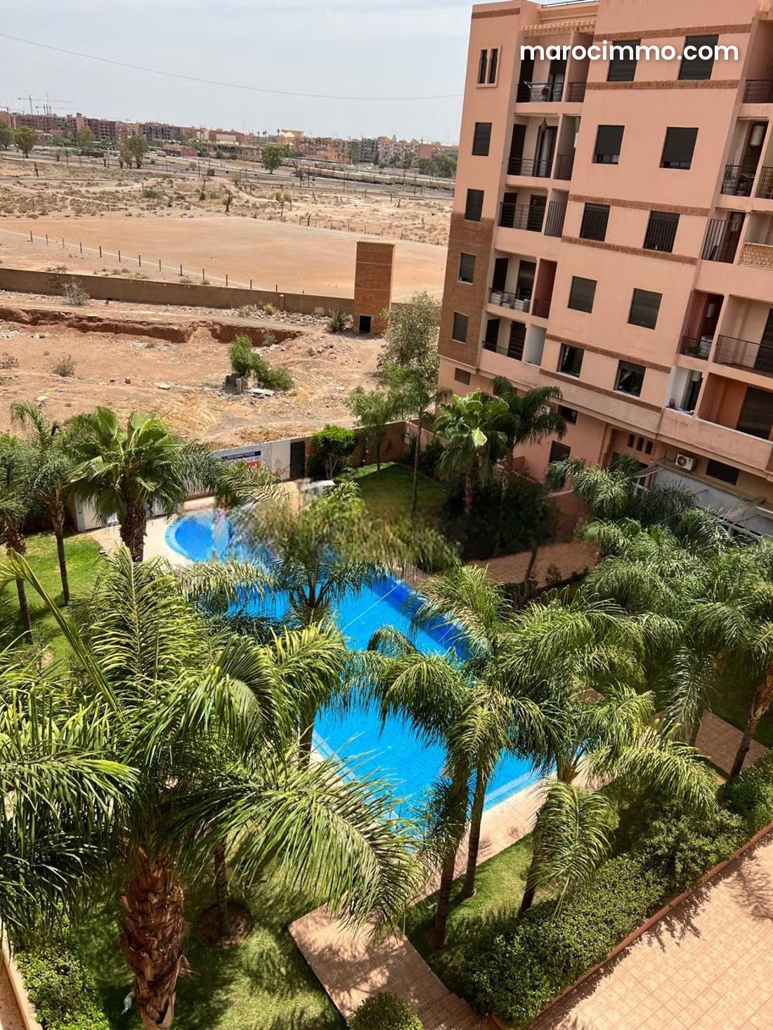 Furnished 85 m² Apartment with Swimming Pool in Guéliz, Marrakech — Marrakesh
