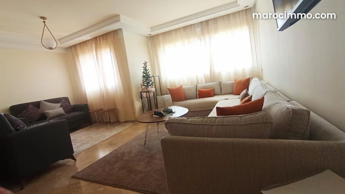 Appartement en location à Route Casablanca. 2 chambres agréables. Bien meublé