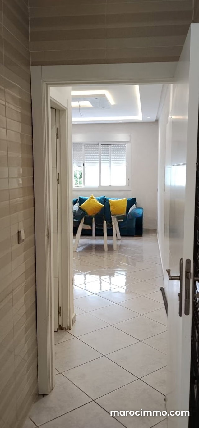 Superbe appartement à louer à M'Diq. Surface totale 60 m². Meublé — 4