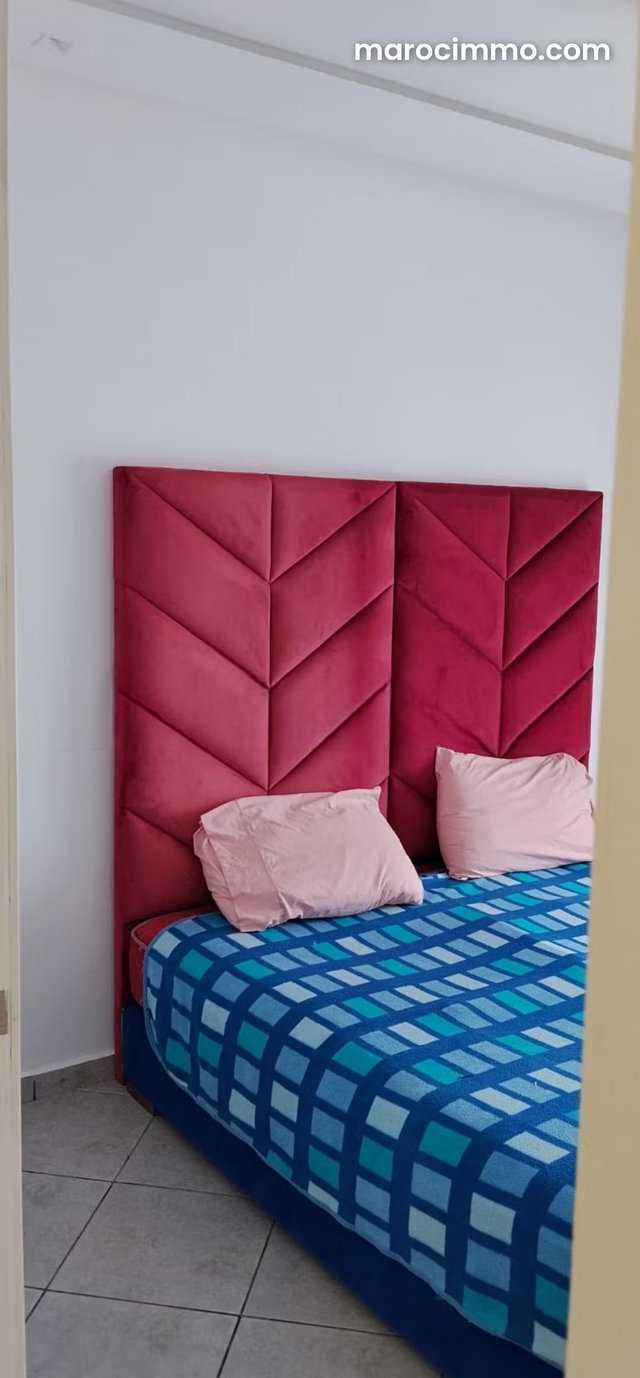 Superbe appartement à louer à M'Diq. Surface totale 60 m². Meublé — 5