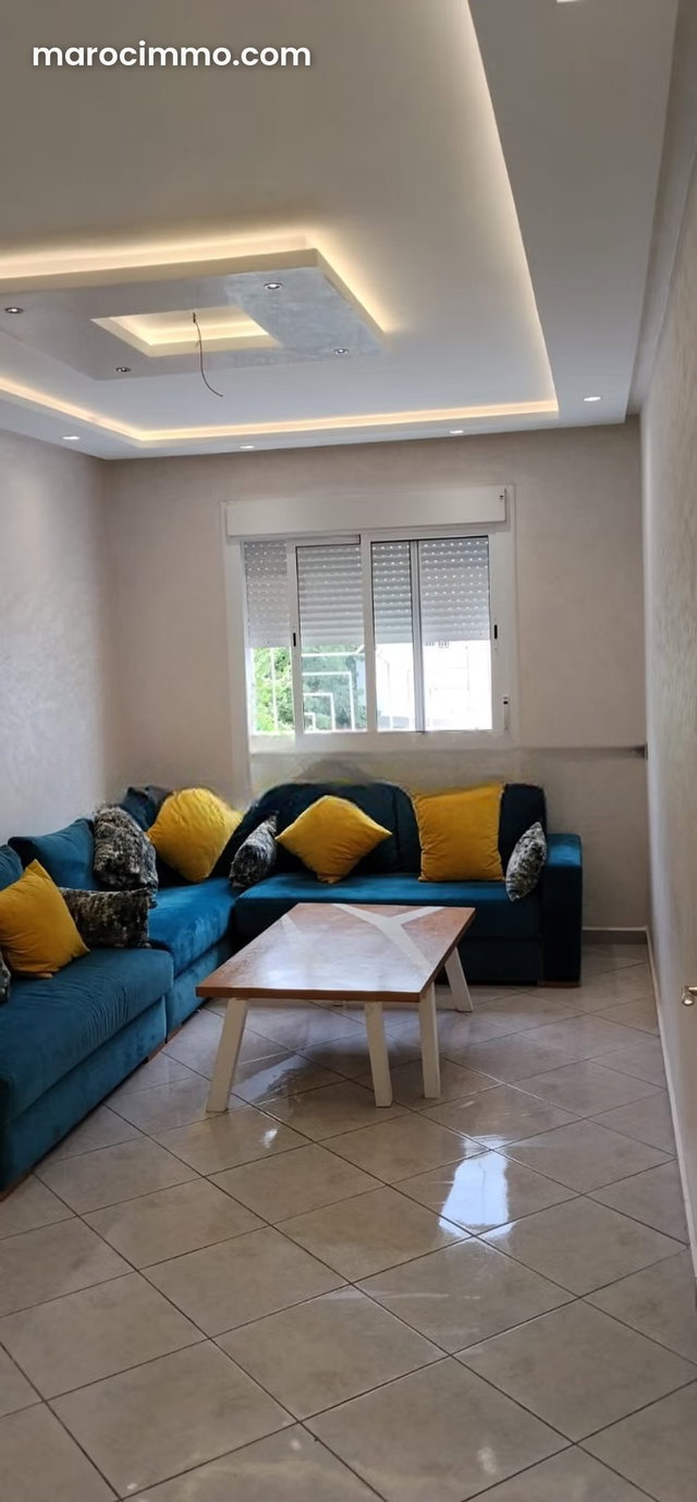 Superbe appartement à louer à M'Diq. Surface totale 60 m². Meublé — 2