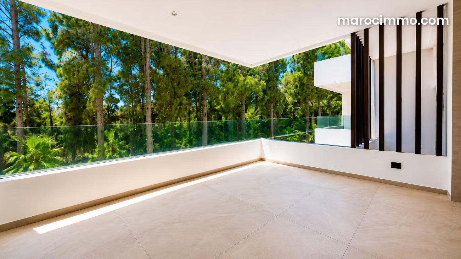 Appartement de luxe à louer à Souissi, Rabat, terrasse et piscine — Rabat